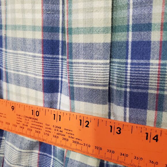 VAN HEUSEN Heavy weight cotton short sleeves southwest style XL Made in India - Picture 13 of 16